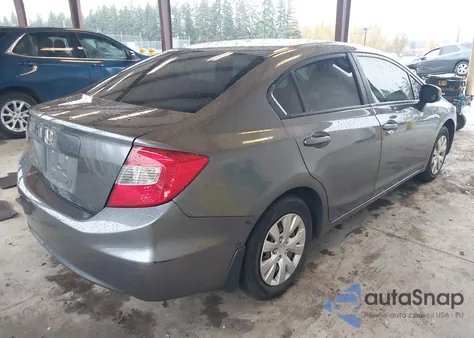 2012 Honda Civic Lx z USA, uszkodzony, nr VIN 19XFB2F53CE327863